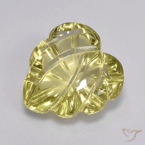 4.87ct طبيعي أصفر-ذهبى فاتح كوارتز, فانسى, شفاف