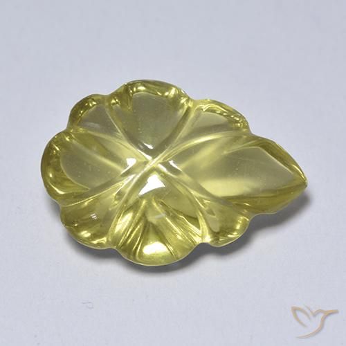 4.34ct طبيعي أصفر رقيق كوارتز, فانسى, شفاف
