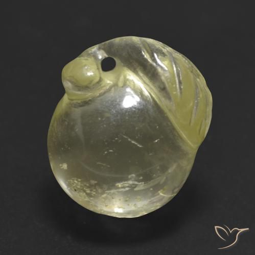 10.58ct طبيعي أصفر فاتح-متوسط كوارتز, فانسى, شفاف