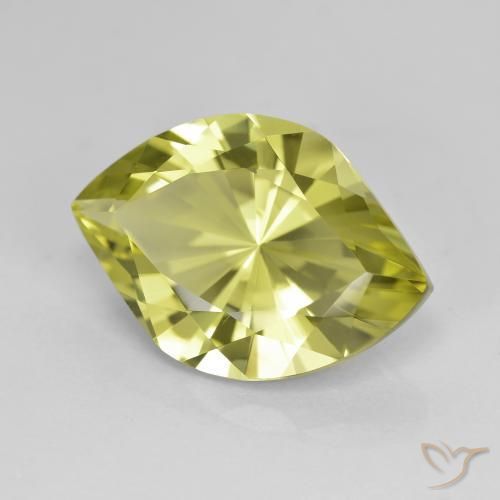 كوارتز اخضر فاتح طبيعي، ماركيز، 6.99 قيراط، VVS