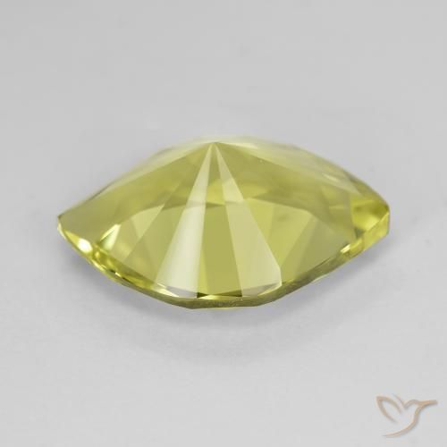 كوارتز اخضر فاتح طبيعي، ماركيز، 6.99 قيراط، VVS