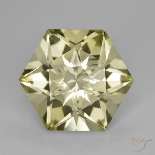 9.38ct طبيعي أصفر باهت كوارتز, فانسى, VVS-VS