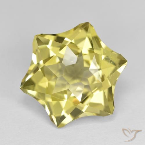 10.03ct طبيعي أصفر فاتح كوارتز, فانسى, VVS-VS