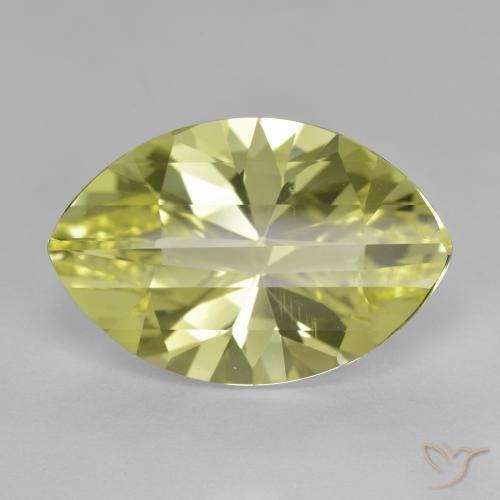 9.51ct طبيعي الأصفر الليمونى كوارتز, ماركيز, VVS-VS
