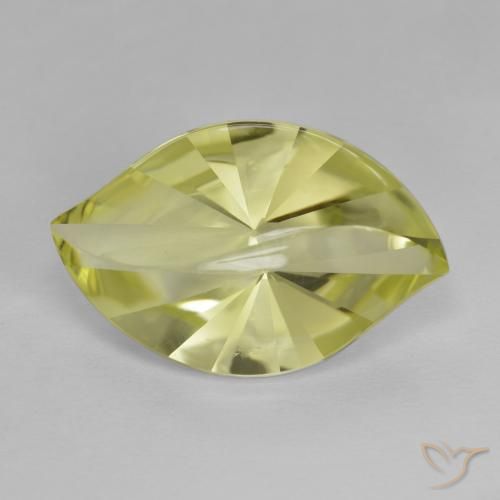 8.99ct طبيعي الأصفر الليمونى كوارتز, ماركيز, VVS