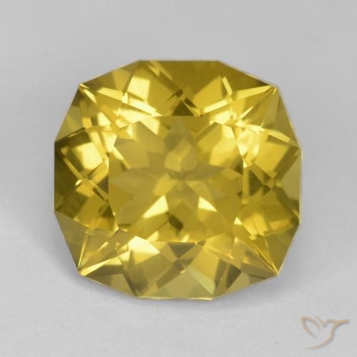 9.43ct طبيعي أصفر متوسط كوارتز, فانسى, قليلا جدا