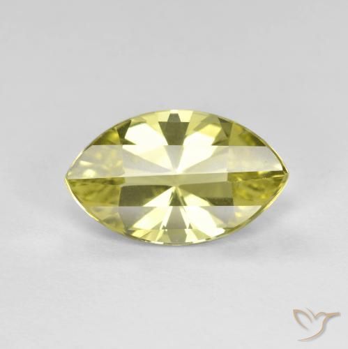 2.62ct طبيعي أصفر متوسط كوارتز, ماركيز, VVS