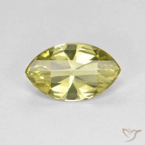 2.47ct طبيعي أصفر أناناسى كوارتز, ماركيز, VVS