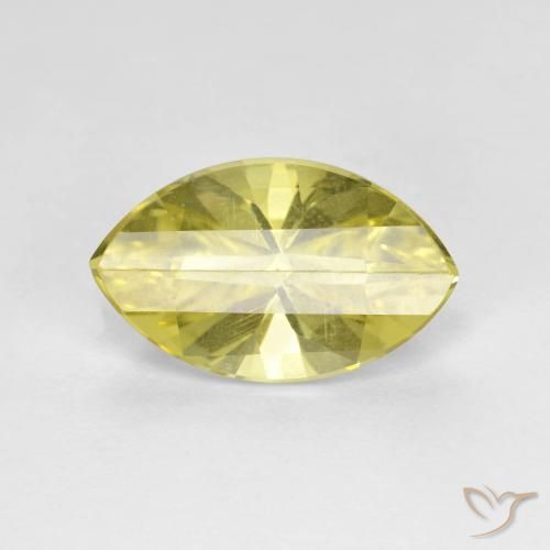2.70ct طبيعي أصفر متوسط كوارتز, ماركيز, VVS