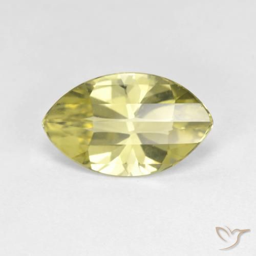 2.55ct طبيعي أصفر أناناسى كوارتز, ماركيز, VVS