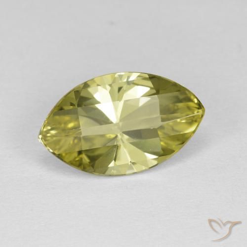 2.62ct طبيعي أصفر متوسط كوارتز, ماركيز, VVS