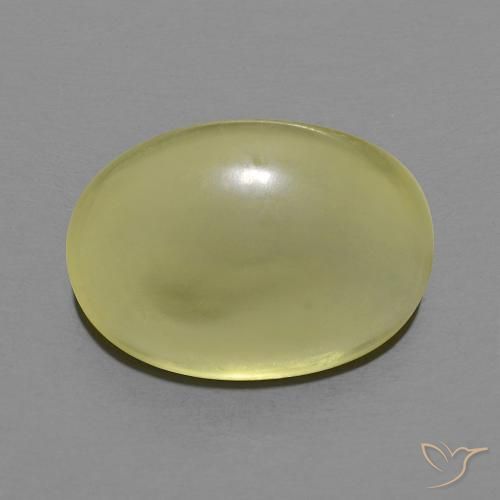 6.92ct طبيعي أصفر متوسط كوارتز, بيضوي, شفاف