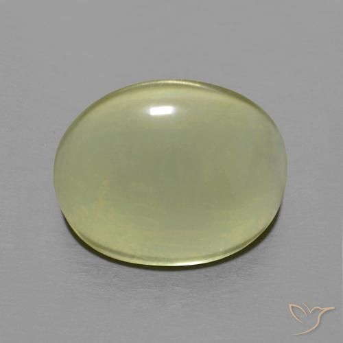 4.67ct طبيعي أصفر أخضر كوارتز, بيضوي, شفاف