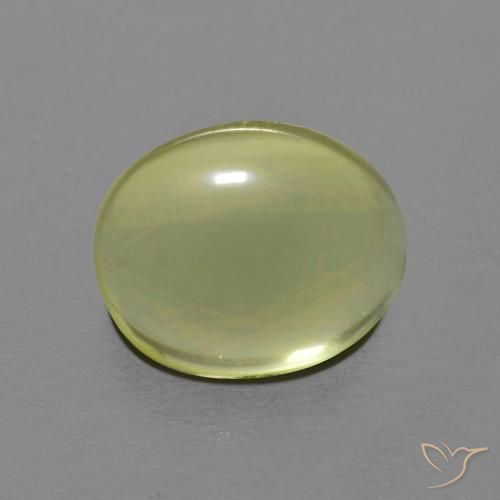 3.59ct طبيعي أصفر الذرة كوارتز, بيضوي, شفاف