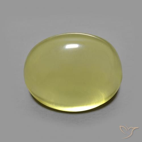 9.79ct طبيعي أصفر متوسط كوارتز, بيضوي, شفاف