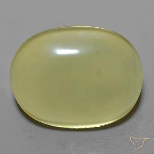 28.49ct طبيعي أصفر متوسط كوارتز, بيضوي, شفاف