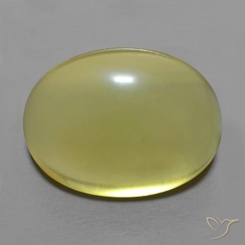 18.16ct طبيعي أصفر متوسط كوارتز, بيضوي, شفاف