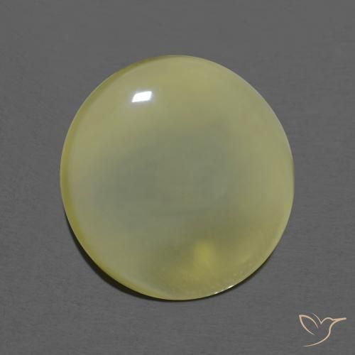 5.73ct طبيعي أصفر فاتح كوارتز, دائري, شفاف