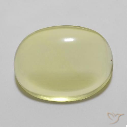 11.61ct طبيعي أصفر أناناسى فاتح كوارتز, بيضوي, شفاف