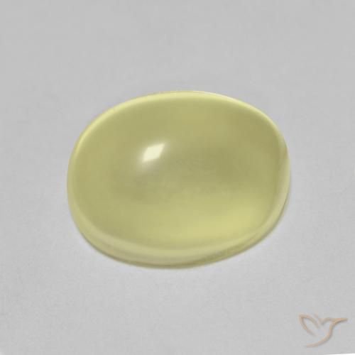5.07ct طبيعي الأصفر الليمونى كوارتز, بيضوي, شفاف