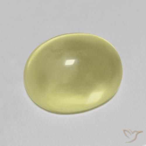 10.98ct طبيعي أصفر متوسط كوارتز, بيضوي, شفاف