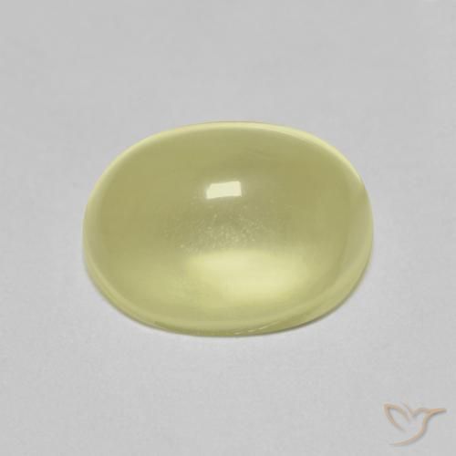 2.81ct طبيعي أصفر فاتح كوارتز, بيضوي, شفاف