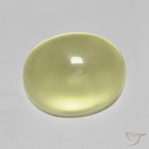 11.17ct طبيعي أصفر متوسط كوارتز, بيضوي, شفاف