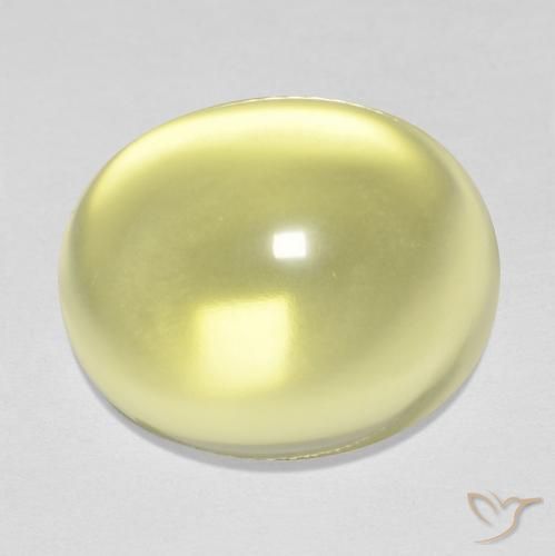 15.77ct طبيعي أصفر فاتح كوارتز, بيضوي, شفاف