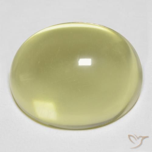 24.51ct طبيعي أصفر لاجونا كوارتز, بيضوي, شفاف