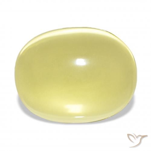 29.37ct أصفر فاتح كوارتز, بيضوي, شفاف