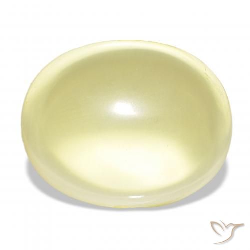 27.94ct أصفر فاتح كوارتز, بيضوي, شفاف