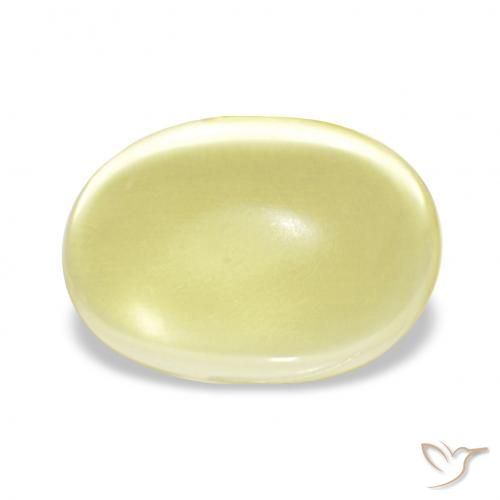 3.29ct أصفر فاتح كوارتز, بيضوي, شفاف