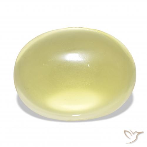 43.43ct أصفر فاتح كوارتز, بيضوي, شفاف