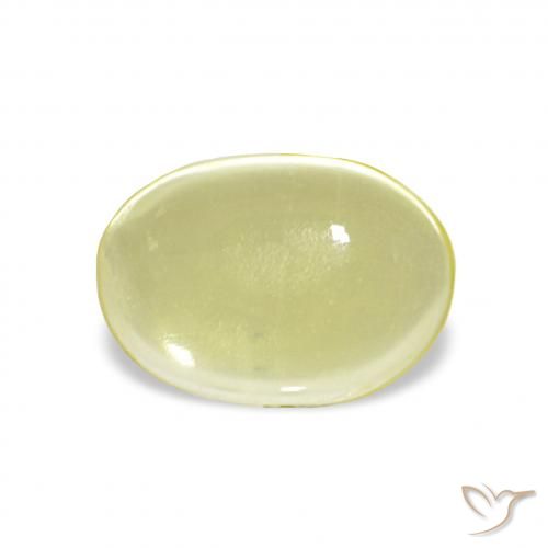 2.86ct أصفر فاتح كوارتز, بيضوي, شفاف