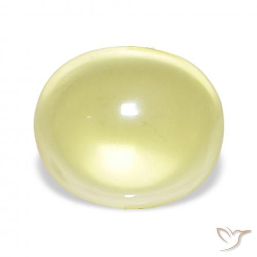 23.31ct أصفر فاتح كوارتز, بيضوي, شفاف