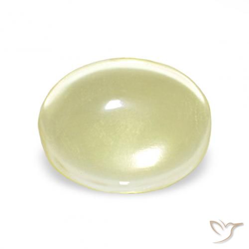 4.10ct أصفر فاتح كوارتز, بيضوي, شفاف