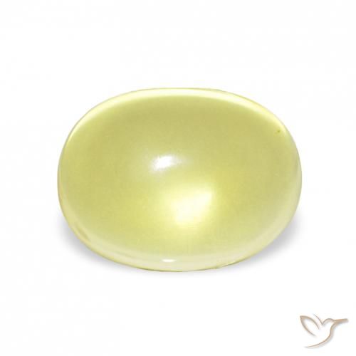 9.43ct أصفر فاتح كوارتز, بيضوي, شفاف