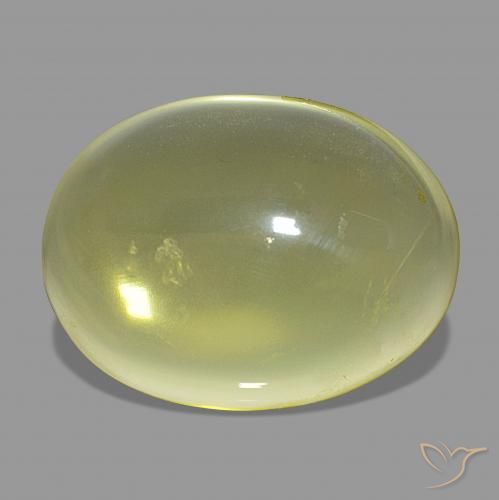 47.33ct طبيعي أصفر فاتح كوارتز, بيضوي, شفاف, Photo A
