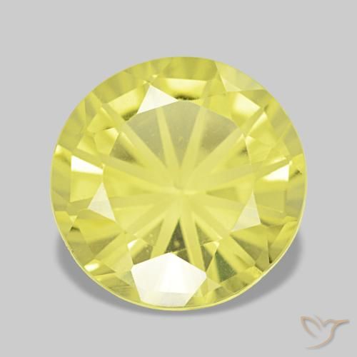 2.79ct أصفر كوارتز, مستدير, VVS