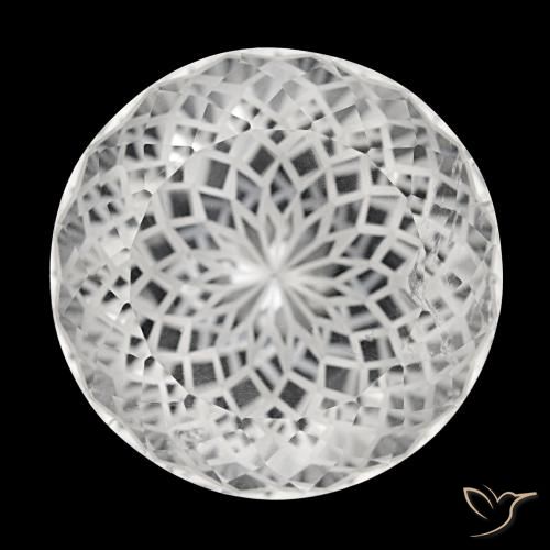 73.76ct أبيض كوارتز, مستدير, قليلا جدا