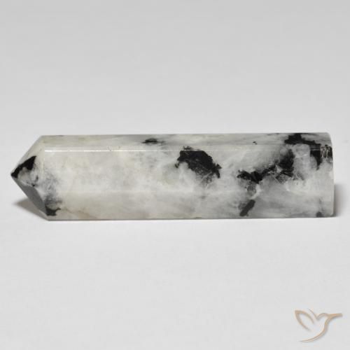 38.45ct طبيعي متعدد الألوان قوس قزح حجر القمر, فانسى, غير شفاف