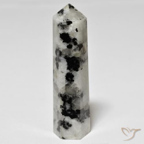 38.79ct طبيعي متعدد الألوان قوس قزح حجر القمر, فانسى, غير شفاف
