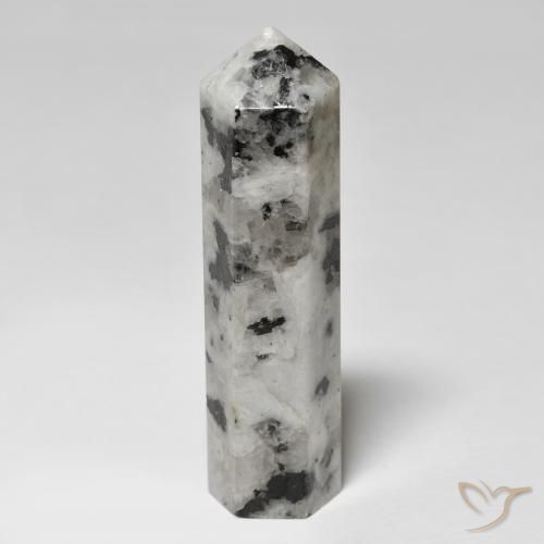 38.56ct طبيعي متعدد الألوان قوس قزح حجر القمر, فانسى, غير شفاف