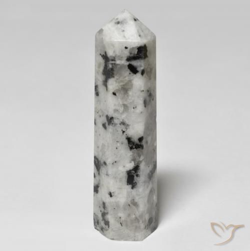 39.59ct طبيعي متعدد الألوان قوس قزح حجر القمر, فانسى, غير شفاف