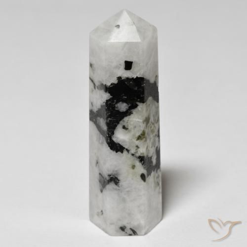 40.48ct طبيعي متعدد الألوان قوس قزح حجر القمر, فانسى, غير شفاف