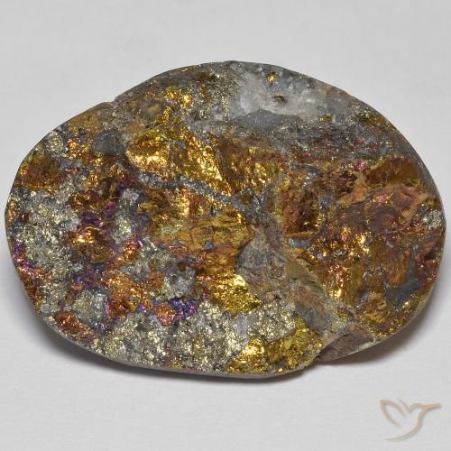 41.69ct طبيعي متعدد الألوان قوس قزح بيريت, فانسى, غير شفاف