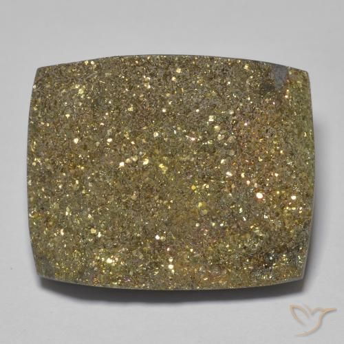 22.50ct طبيعي متعدد الألوان قوس قزح بيريت, باجيت, غير شفاف