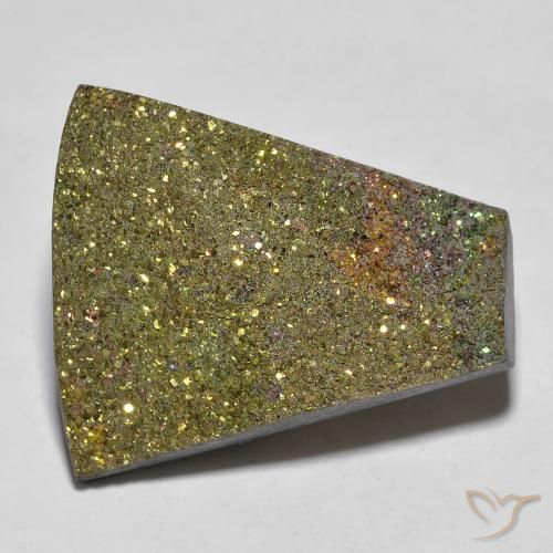 13.82ct طبيعي متعدد الألوان قوس قزح بيريت, فانسى, غير شفاف