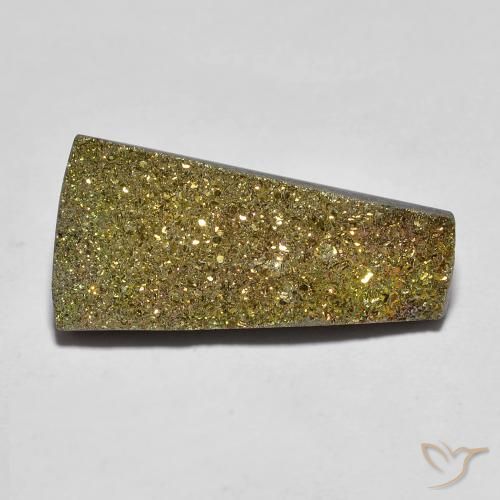 7.04ct طبيعي متعدد الألوان قوس قزح بيريت, فانسى, غير شفاف