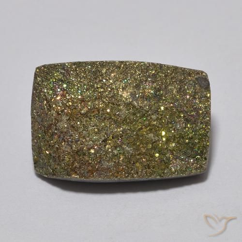 5.28ct طبيعي متعدد الألوان قوس قزح بيريت, باجيت, غير شفاف